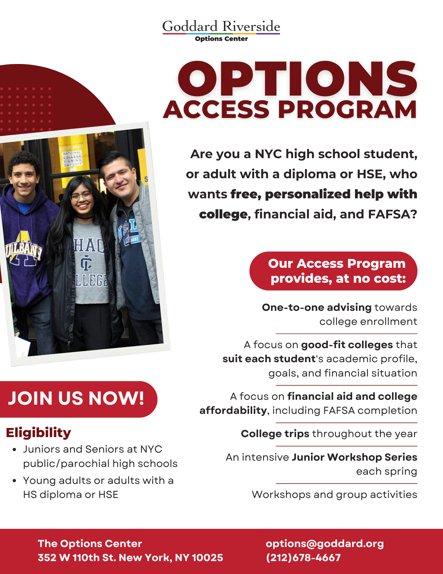 Options HS Flyer