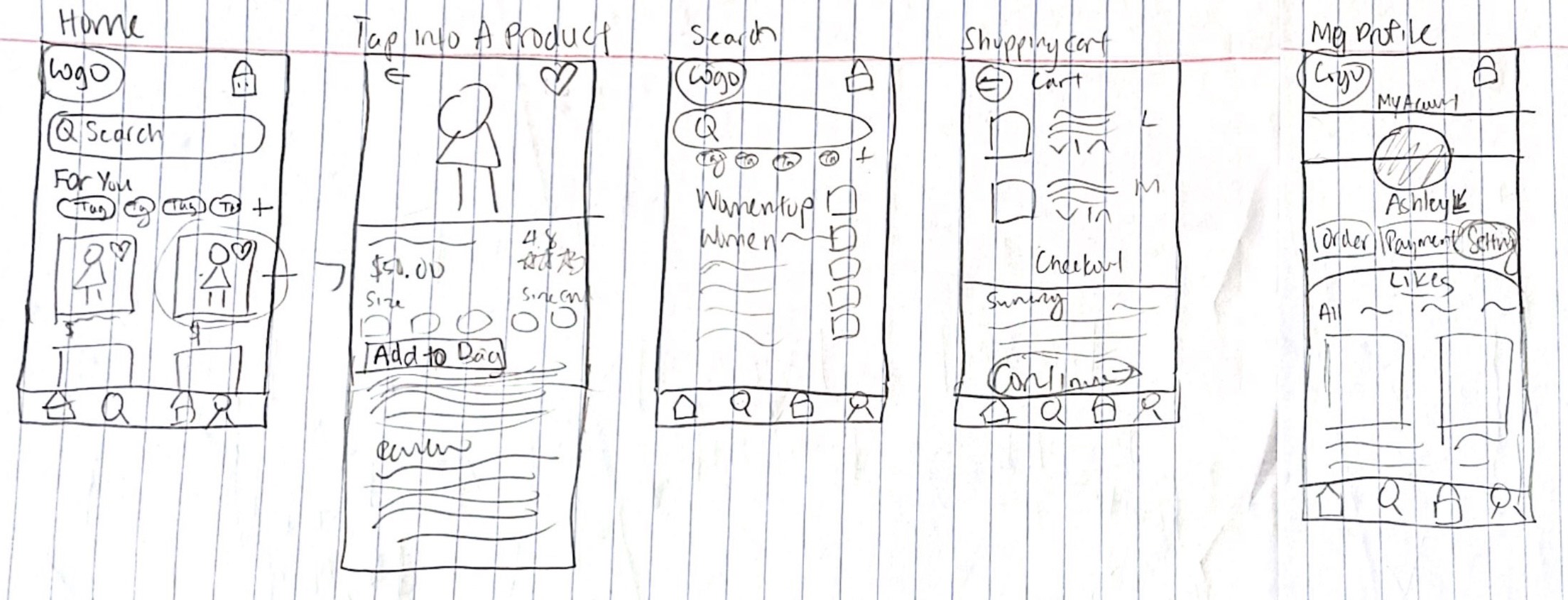 low-fidelity iteration 2